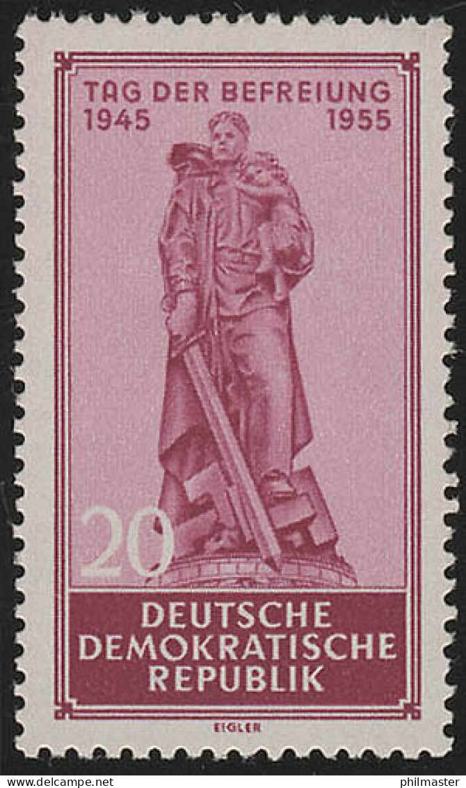 463 YI Tag Der Befreiung 20 Pf Wz. YI ** Postfrisch - Unused Stamps