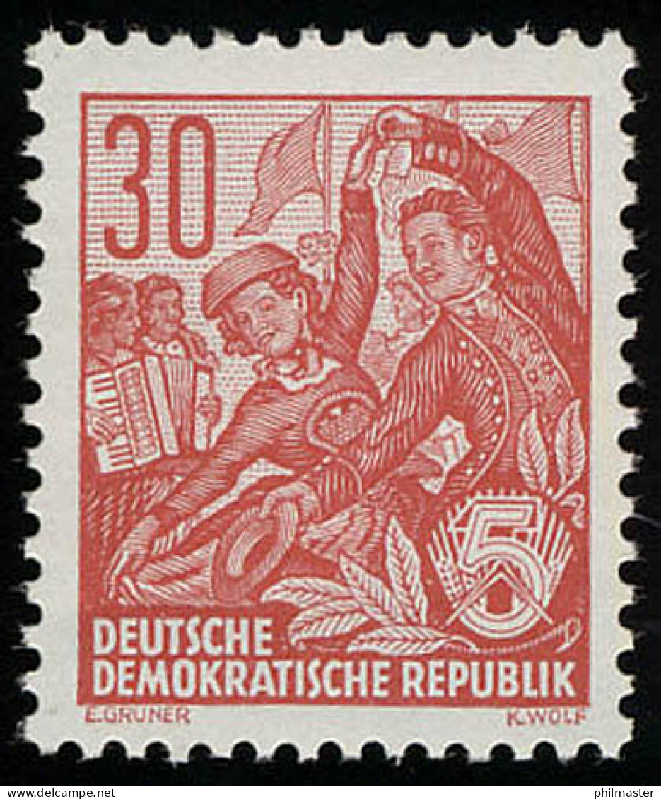 582A Fünfjahrplan 30 Pf, Zähnung A, ** - Unused Stamps