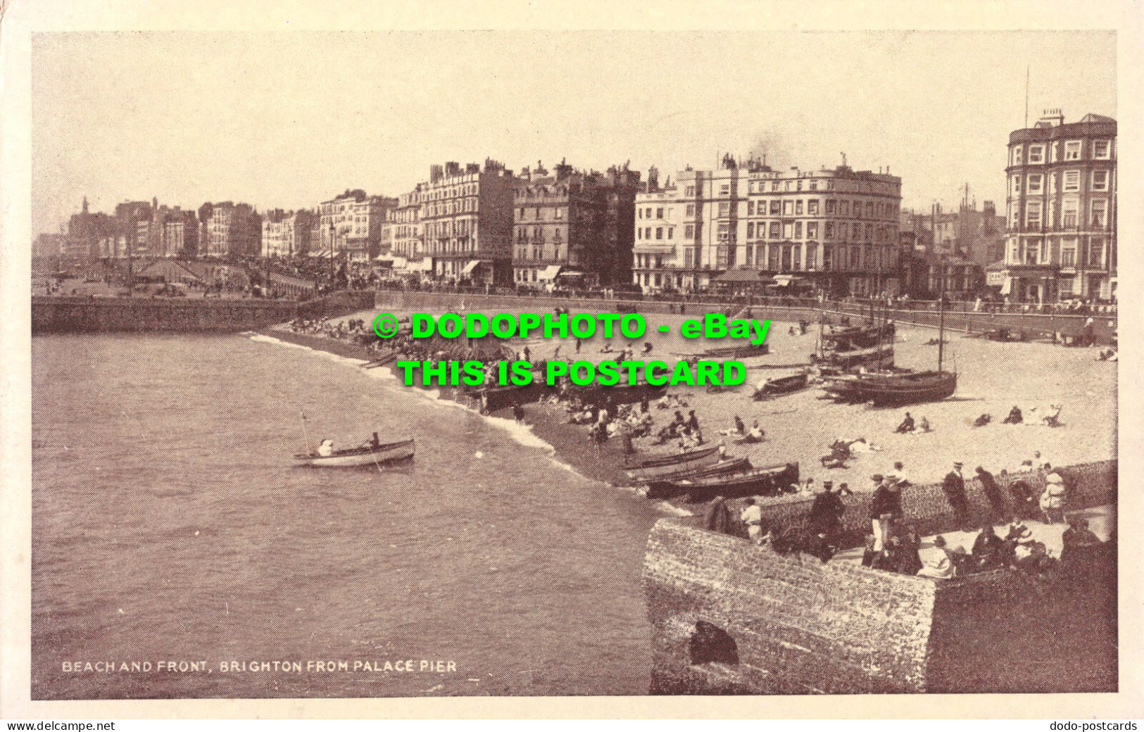 R536152 Brighton From Palace Pier. Beach And Front. Brighton Palace Series No. 3 - World