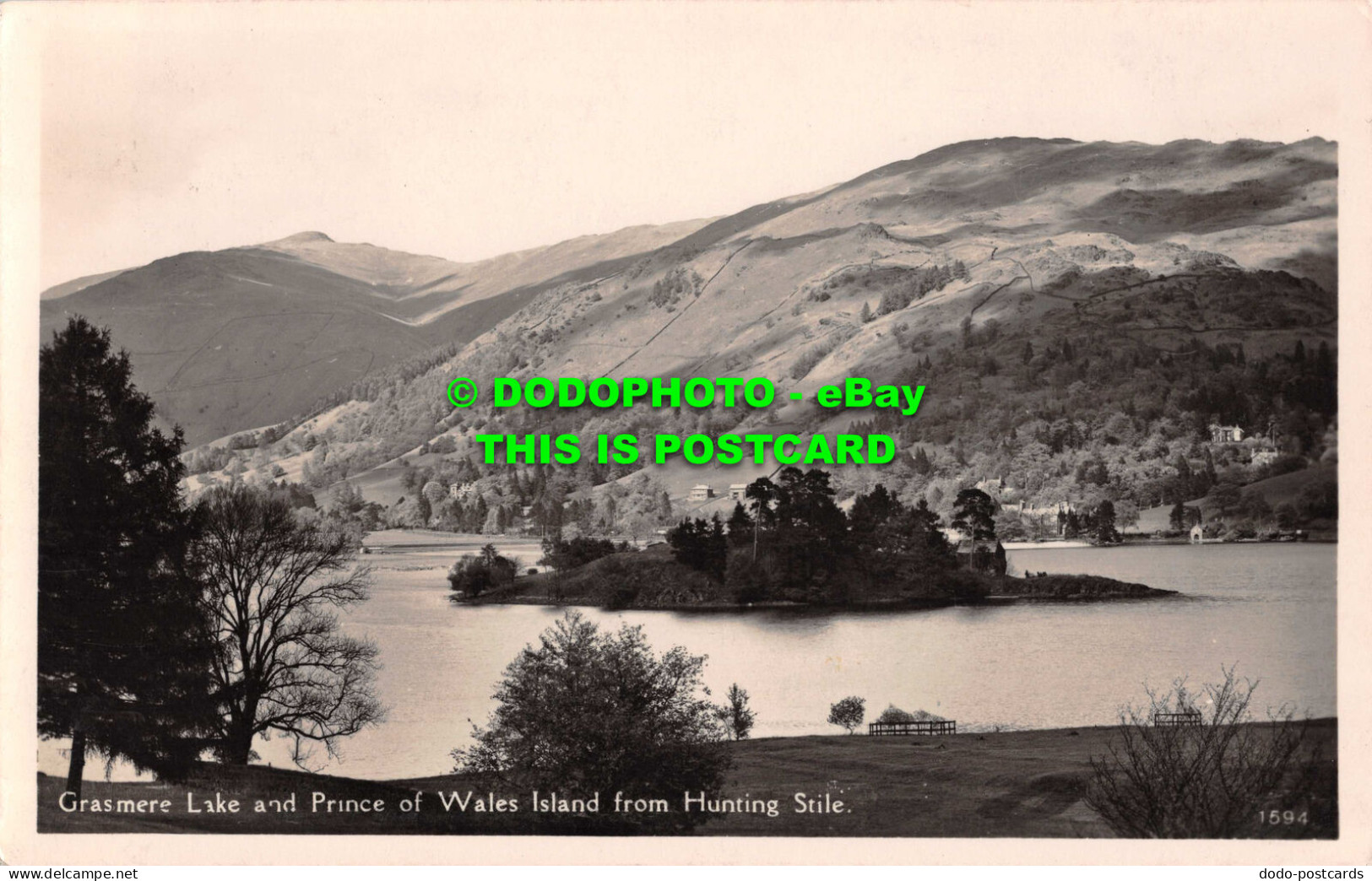 R536508 Grasmere Lake And Prince Of Wales Island From Hunting Stile. Atkinson An - World