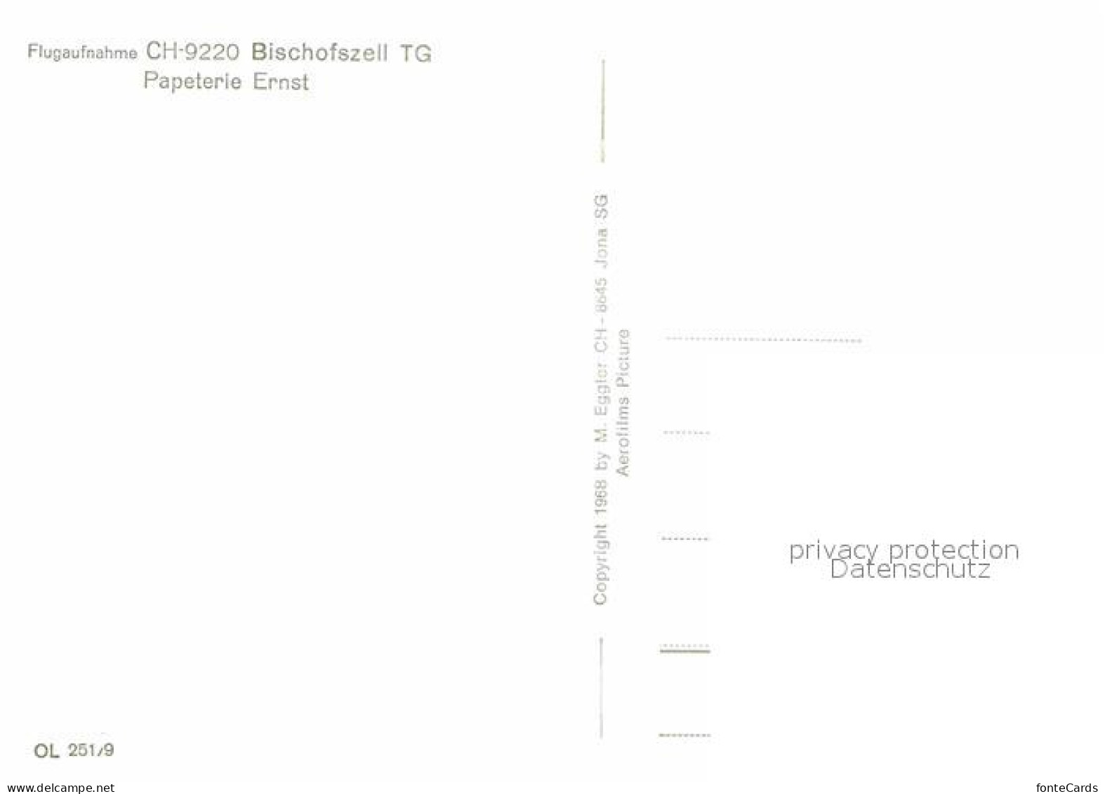 12690933 Bischofszell Papeterie Ernst Bischofszell - Other & Unclassified