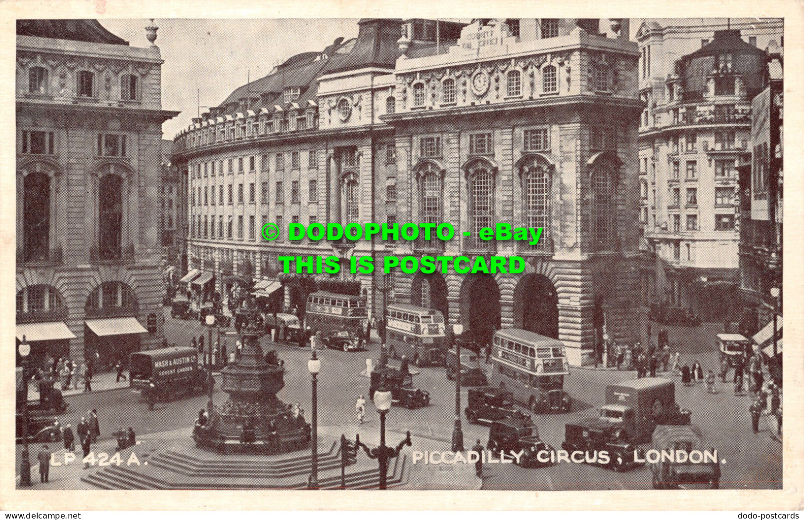 R536512 London. Piccadilly Circus. Lansdown. 1952 - Sonstige & Ohne Zuordnung