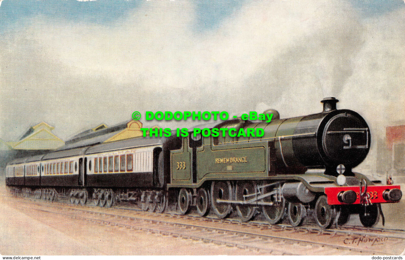 R536162 Vintage Trains. London. Brighton And South Coast Section Of Southern Rai - Andere & Zonder Classificatie