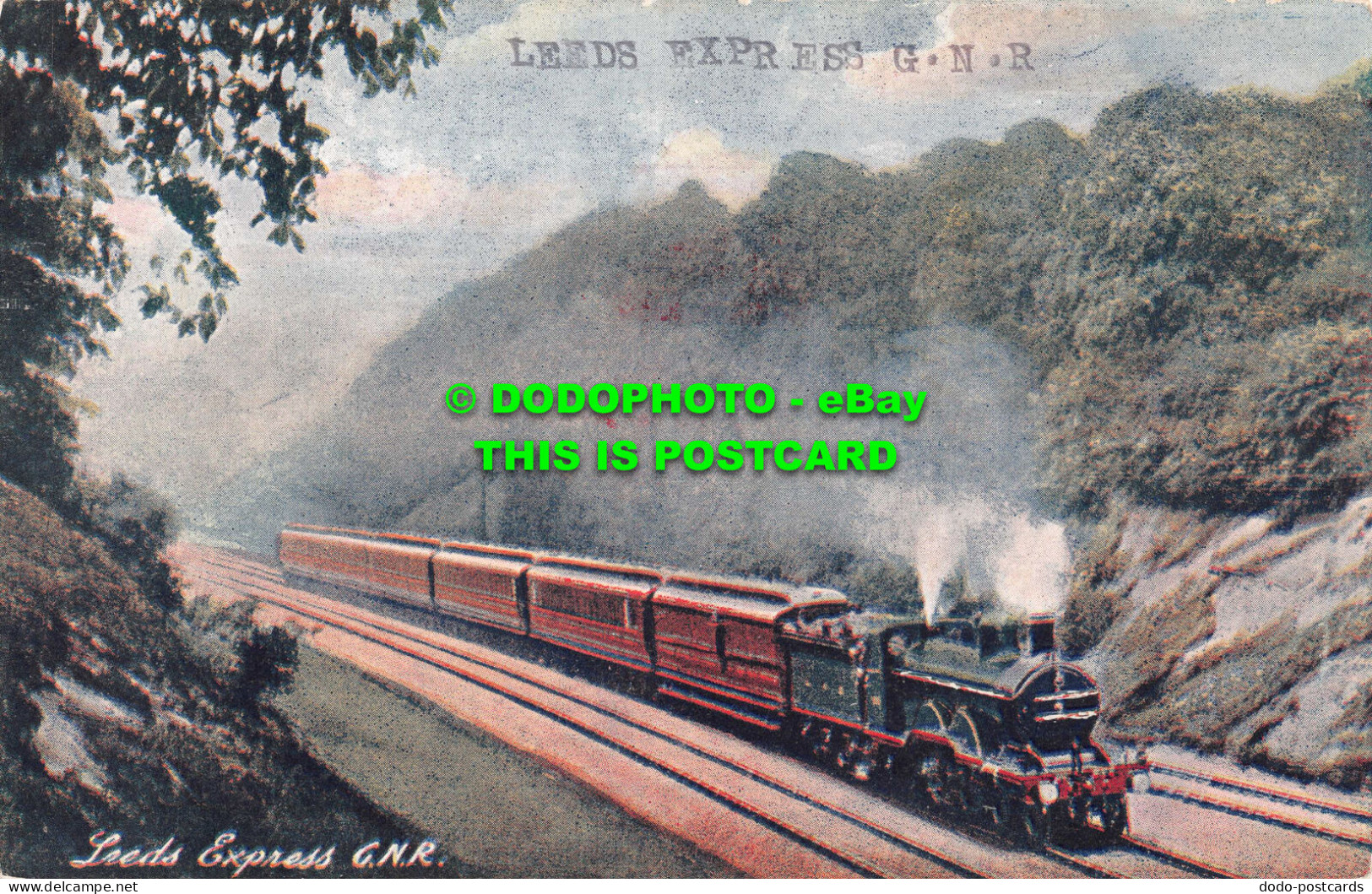 R536163 Leeds Express G. N. R. Locomotive Magazine Series No. 13 - World