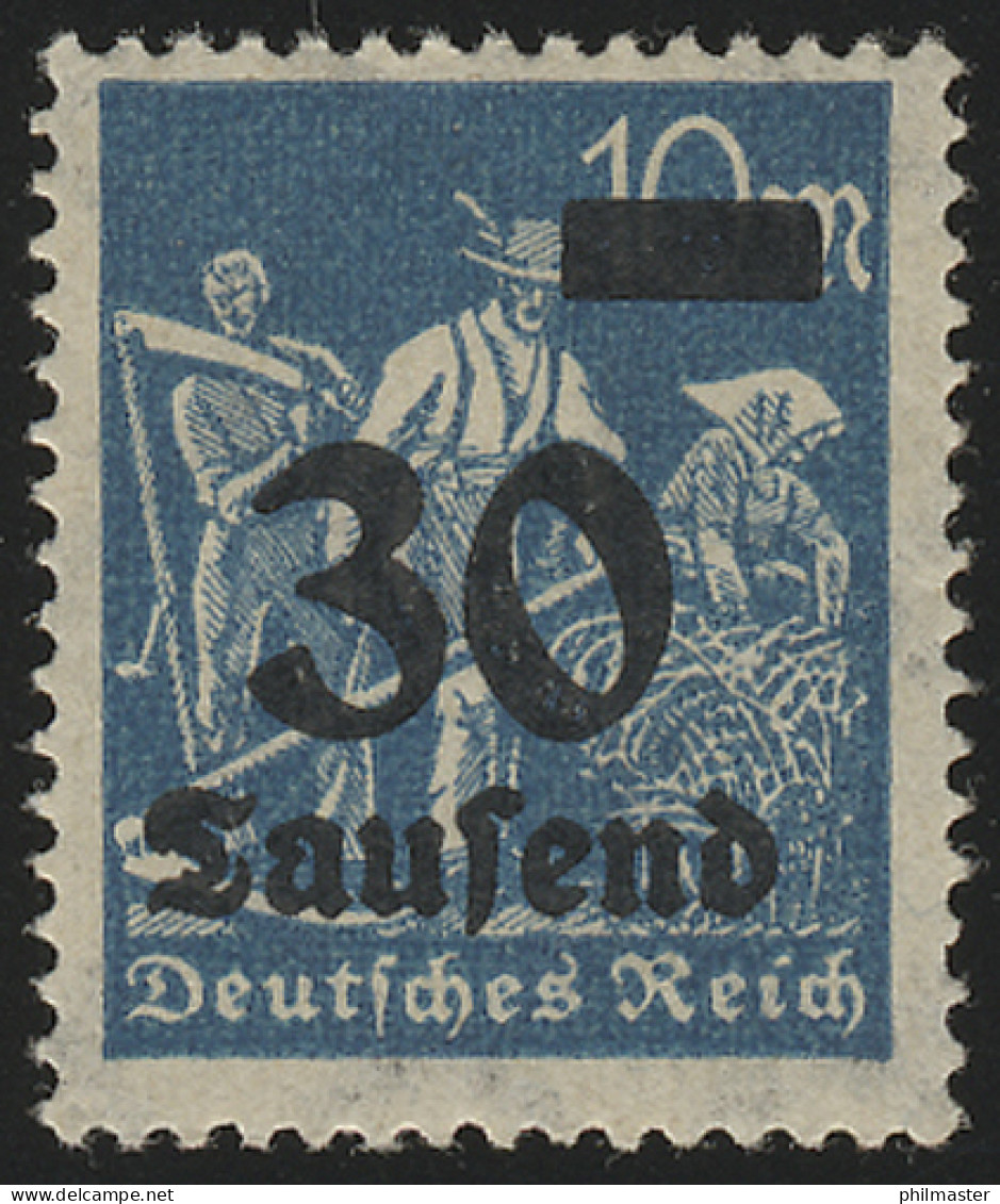 284 Arbeiter 30 Tsd Auf 10 M ** - Unused Stamps