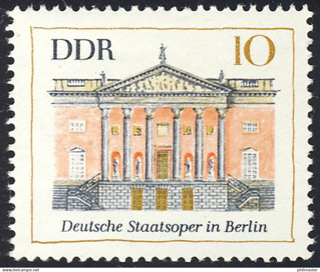 1435 Bauwerke Staatsoper Berlin 10 Pf ** - Unused Stamps