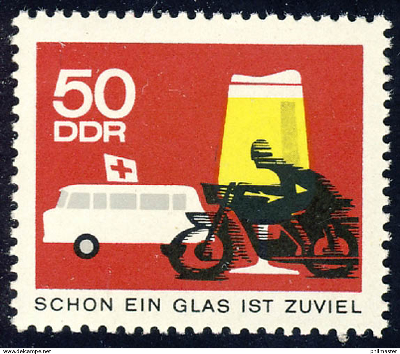 1172 Sicherheit Im Straßenverkehr 50 Pf ** - Unused Stamps