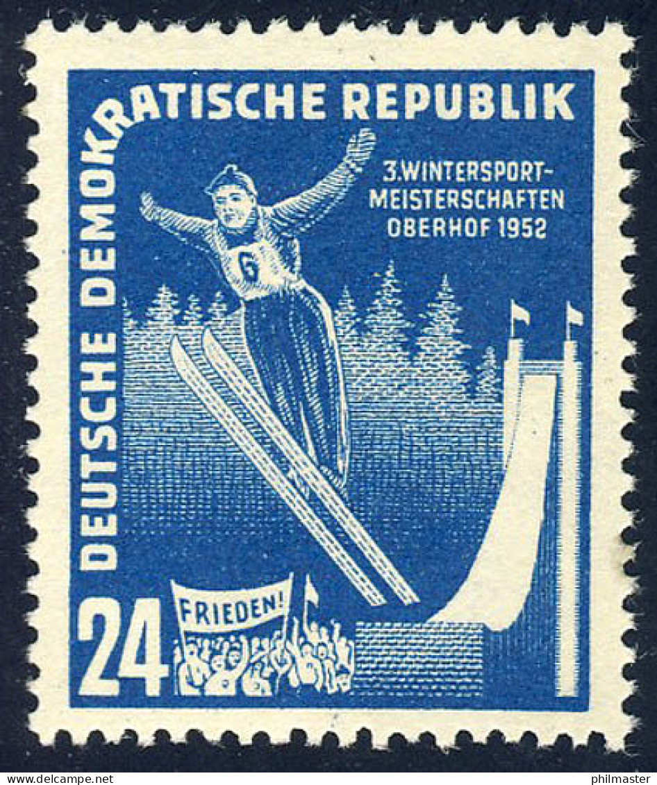 299 Wintersportmeisterschaften 24 Pf ** - Unused Stamps