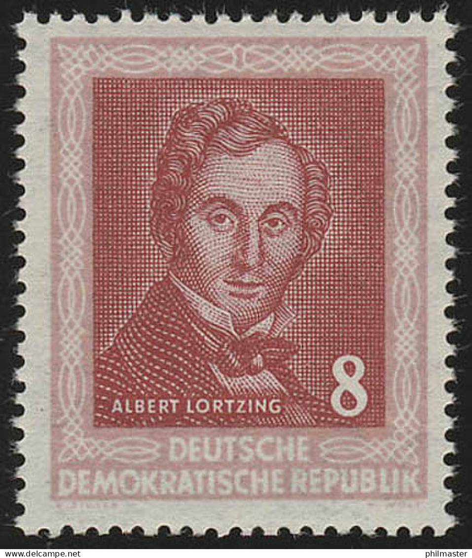 309 YI Händelfest 8 Pf Albert Lortzing Wz.2 YI ** - Ungebraucht