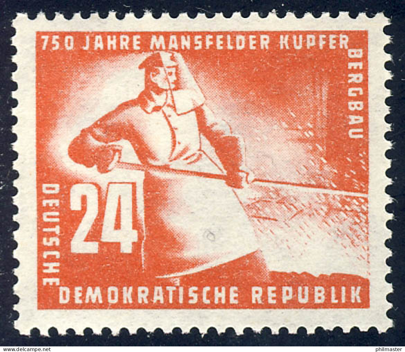 274 Kupferschieferbergbau 24 Pf ** - Unused Stamps