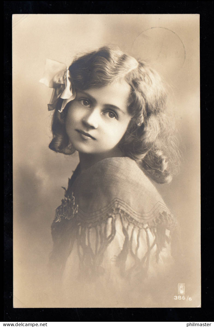 Kinder-AK Mädchenportrait, Foto-AK RAGUHN 6.9.1913 - Sonstige & Ohne Zuordnung