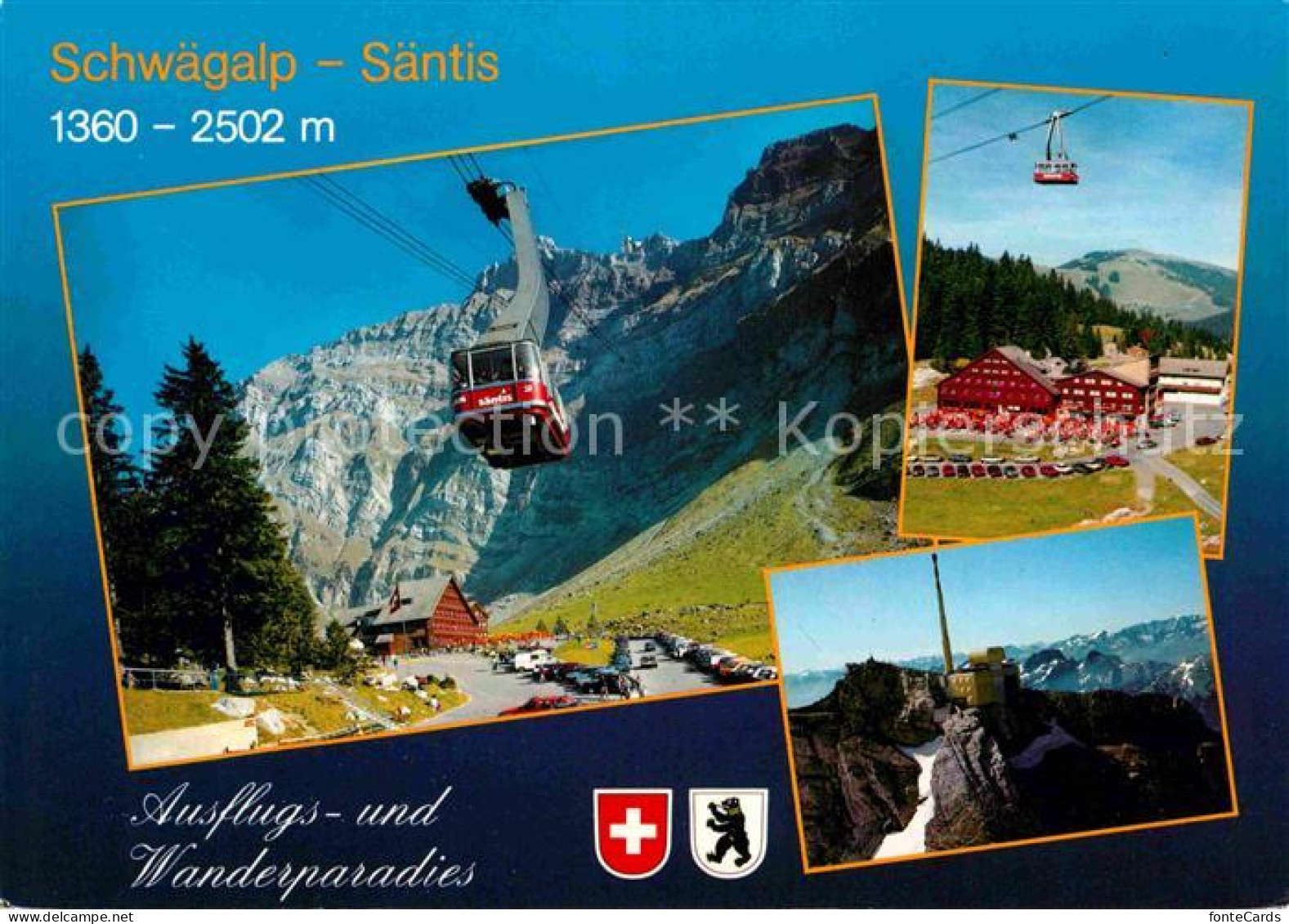 12690734 Schwaegalp AR Luftseilbahn Gasthaus Saentis-Gipfel Sendeanlagen  Schwae - Sonstige & Ohne Zuordnung