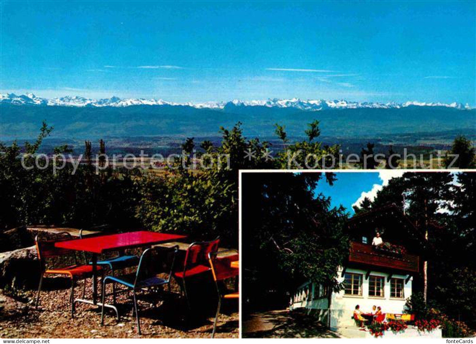 12687114 Adetswil Blick Vom Berg-Restaurant Rosinli  Adetswil - Andere & Zonder Classificatie