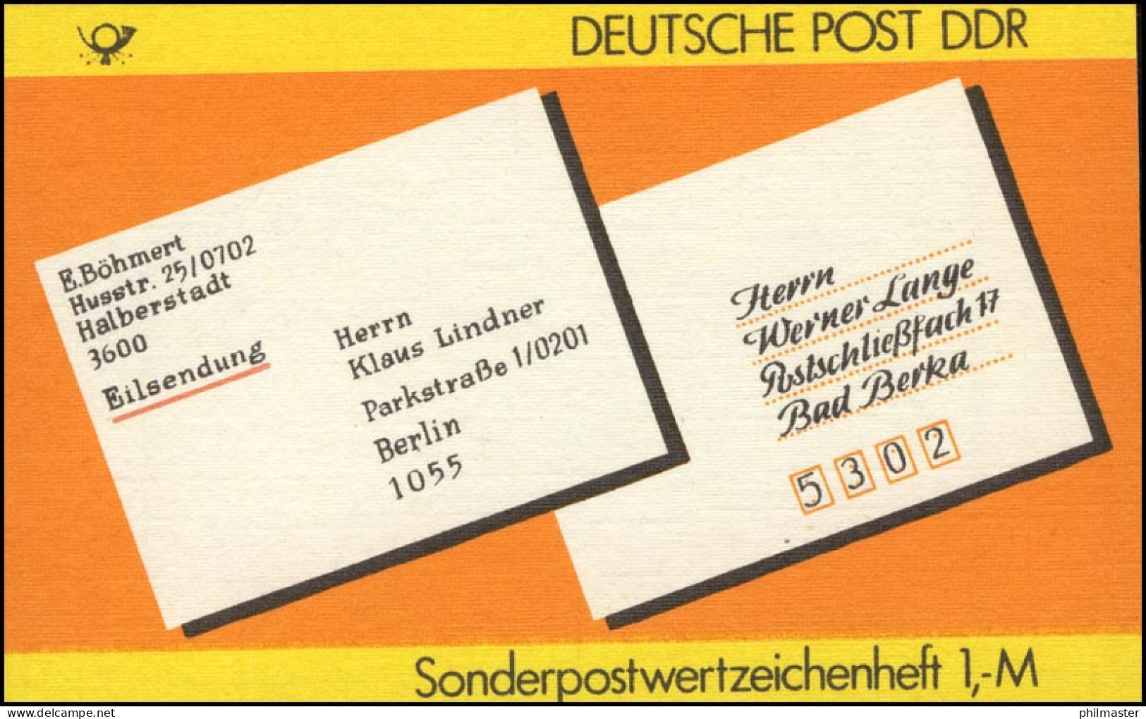 SMHD 34 Postanschrift National - Postfrisch - Postzegelboekjes