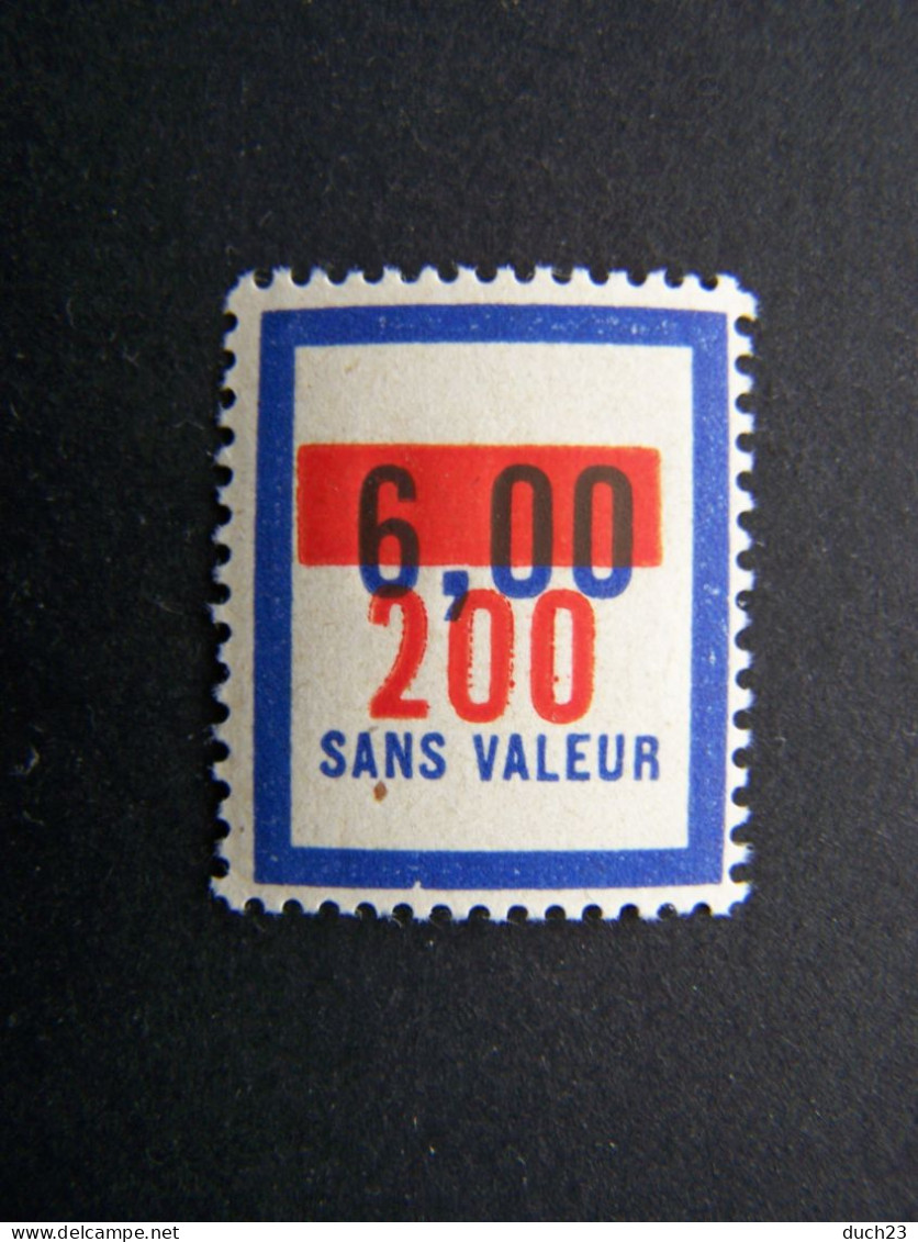 FICTIFS NEUF ** N°F 75 SANS CHARNIERE (FICTIF F75) TRES RARE - Phantomausgaben