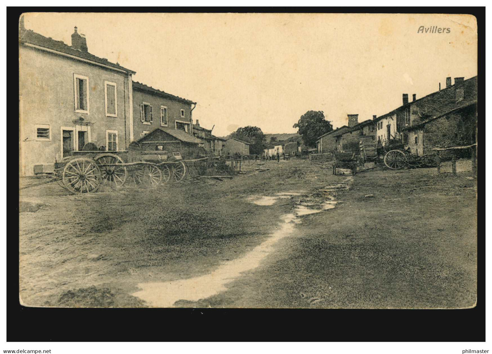 AK Westlicher Kriegsschauplatz: Avillers, 14.5.1915 BS Landwehr-Inf.-Regt. 68 - Other & Unclassified