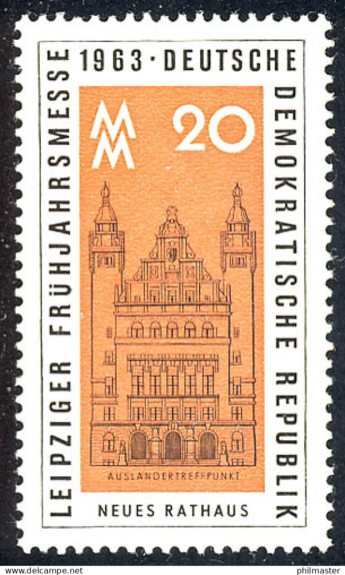 948 Leipziger Frühjahrsmesse Neues Rathaus 20 Pf ** - Neufs