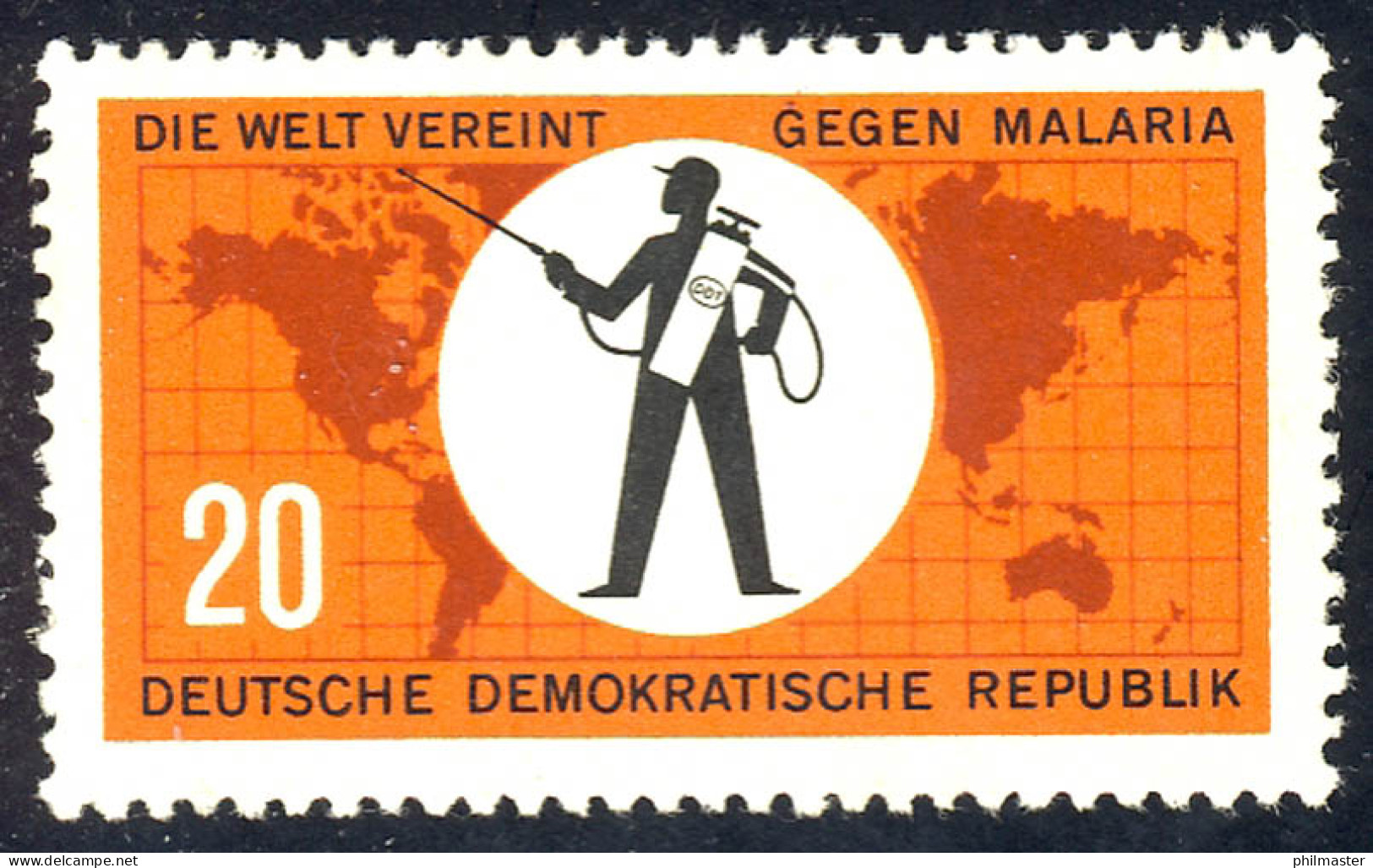 942 Kampf Gegen Malaria 20 Pf ** - Unused Stamps