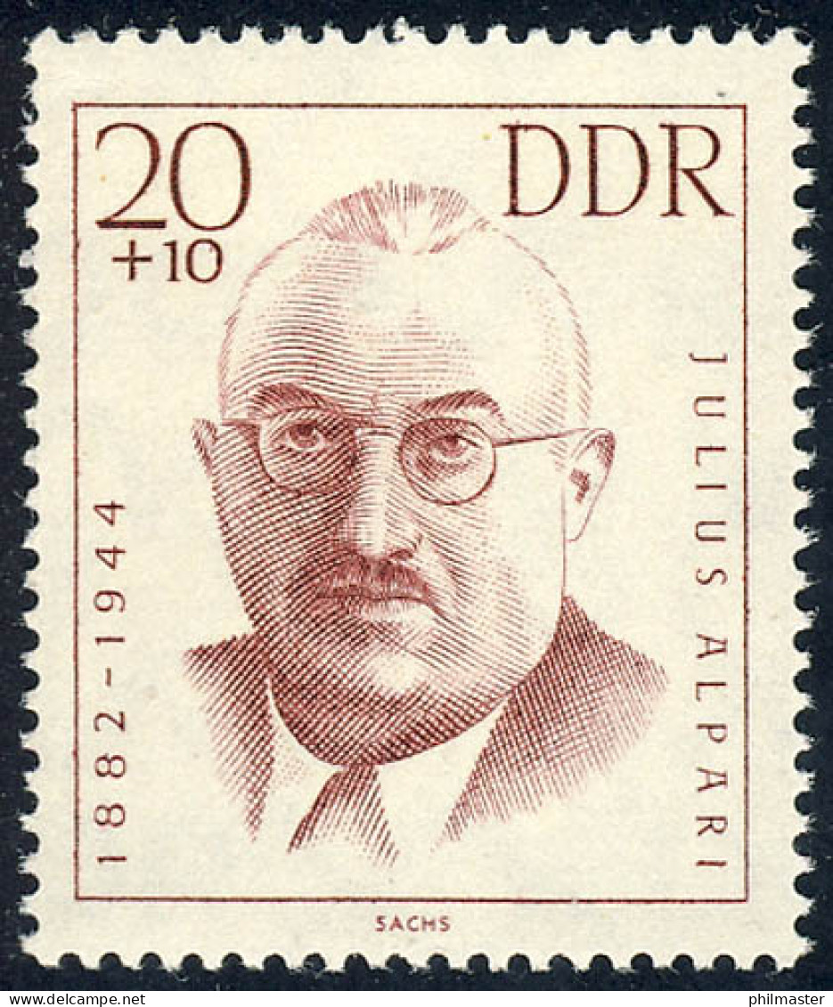 921 Antifaschisten Alpari 20+10 Pf ** - Unused Stamps