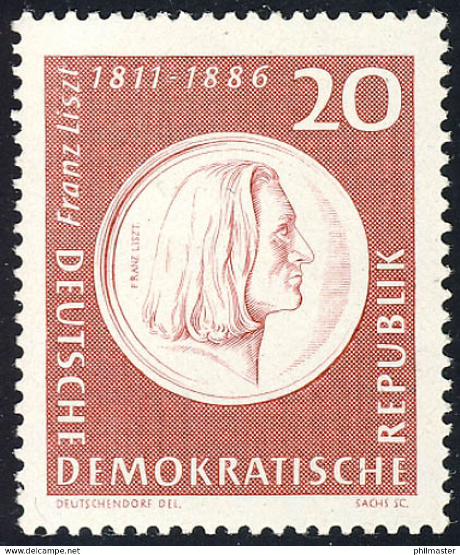 859 Franz Liszt 20 Pf ** - Neufs