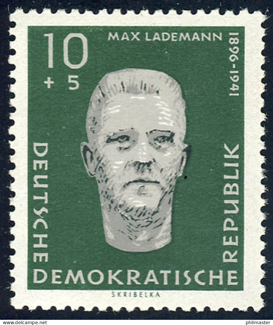765 Gedenkstätte Sachsenhausen Lademann 10+5 Pf ** - Ongebruikt
