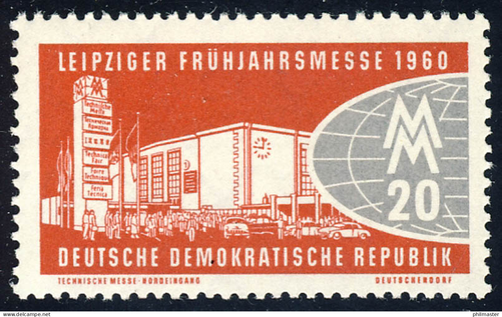 750 Leipziger Frühjahrsmesse 20 Pf ** - Unused Stamps