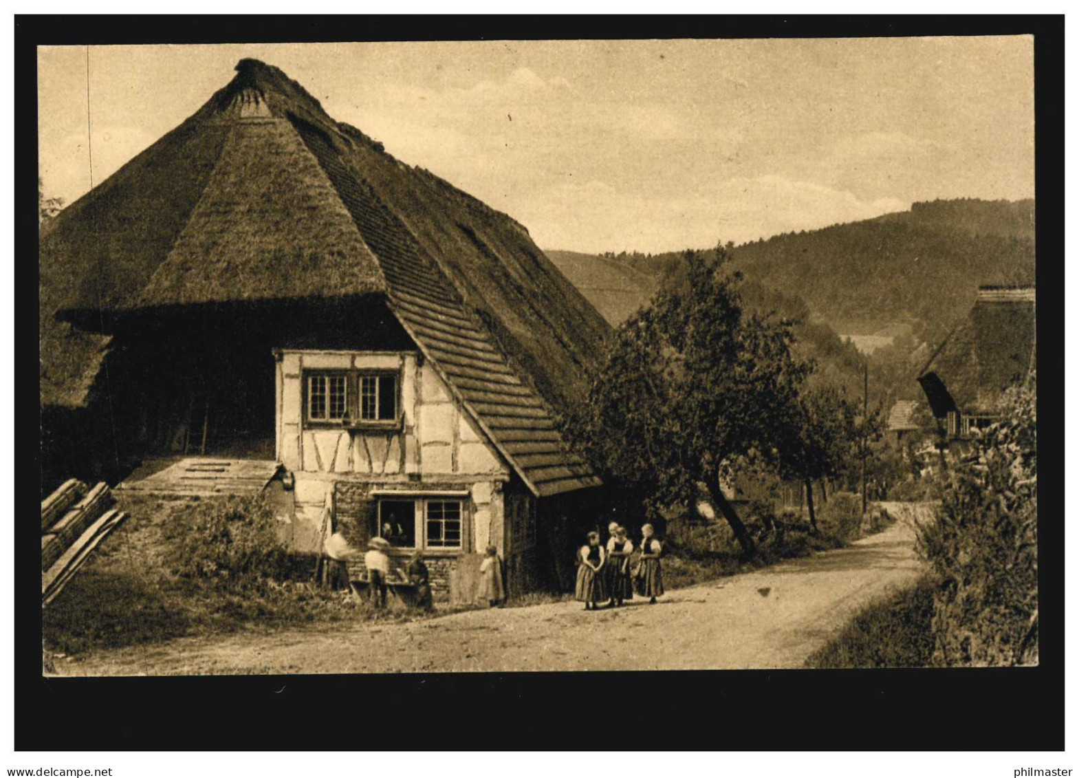 Foto-AK Schwarzwälder Bauernhaus In Kirnbachtal, Ungebraucht, Um 1930 - Autres & Non Classés