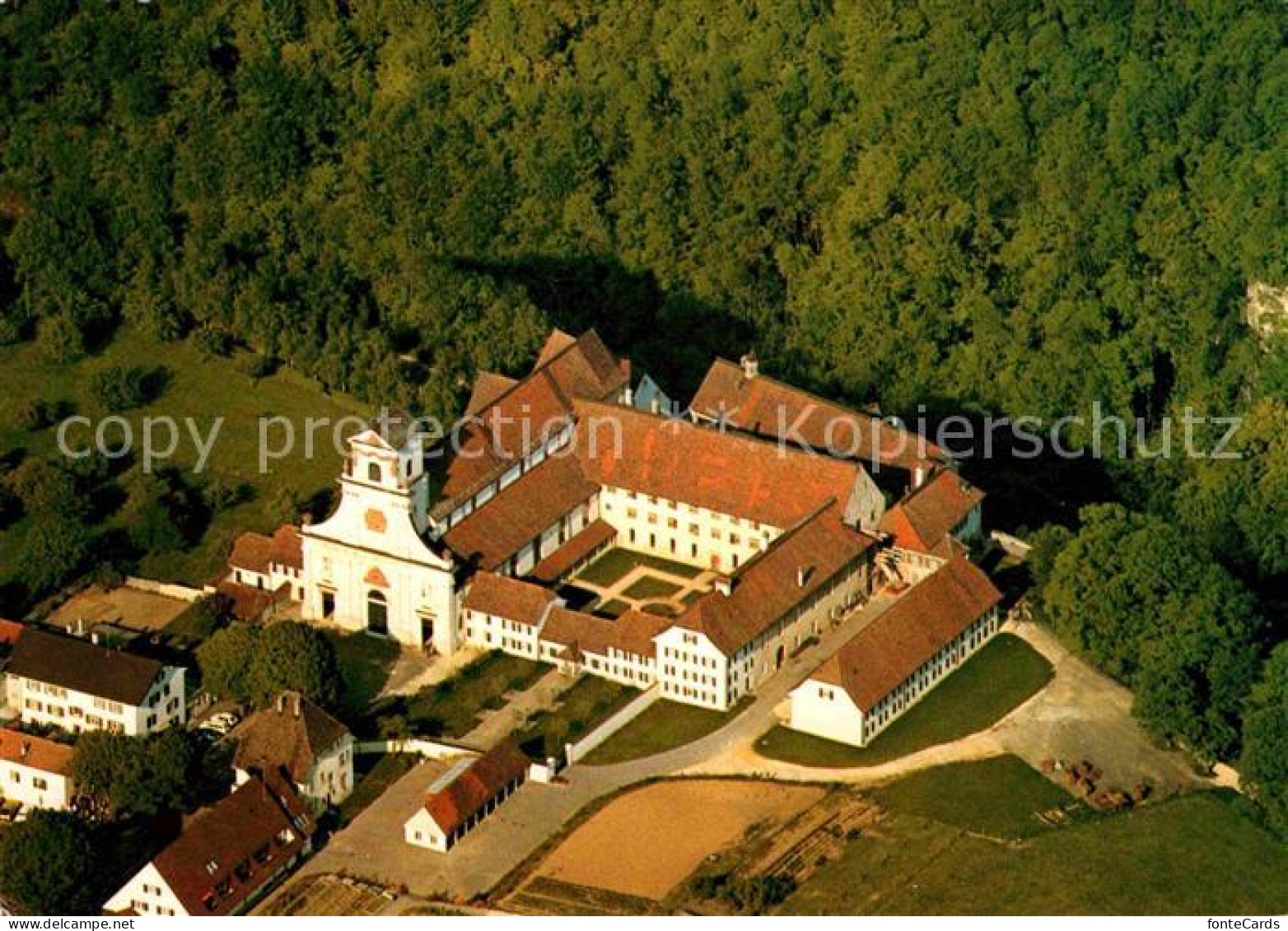 12685552 Mariastein SO Fliegeraufnahme Kloster Mariastein - Autres & Non Classés