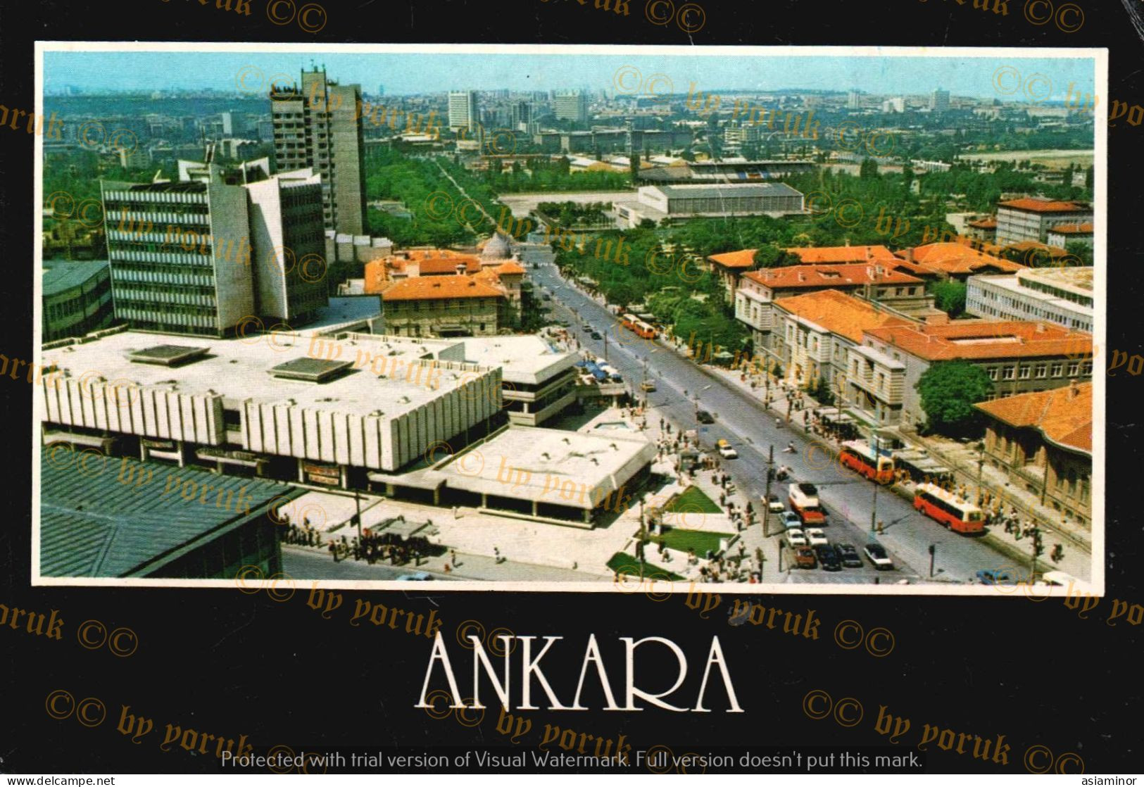 Postcard - 1970/80 - 10x15 Cm. | Turkey, Ankara - First Parliament And Its Surroundings. * - Turchia