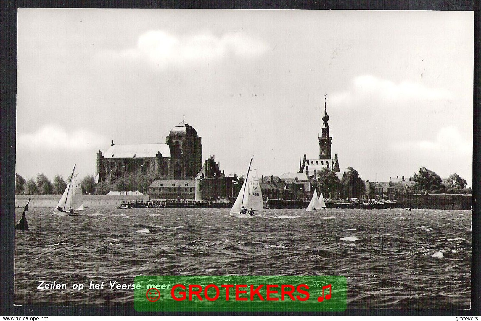 VEERE Zeilen Op Het Veerse Meer 1964   - Veere