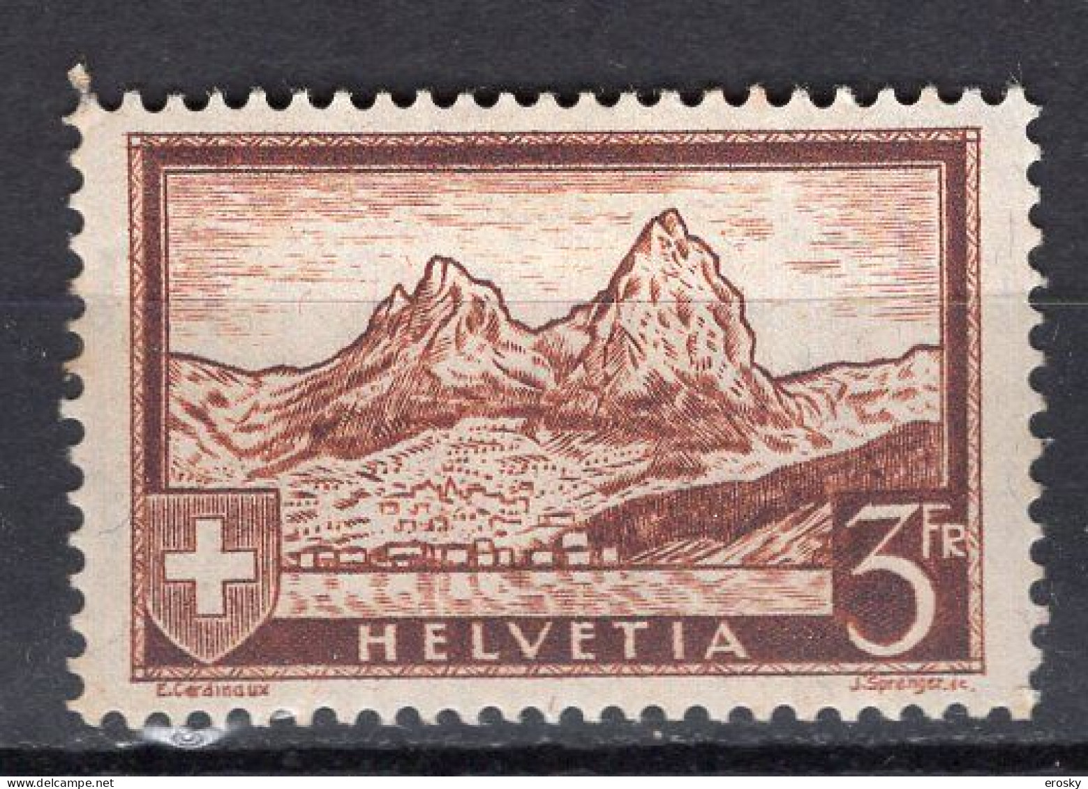 T3311 - SUISSE SWITZERLAND Yv N°244 * - Unused Stamps