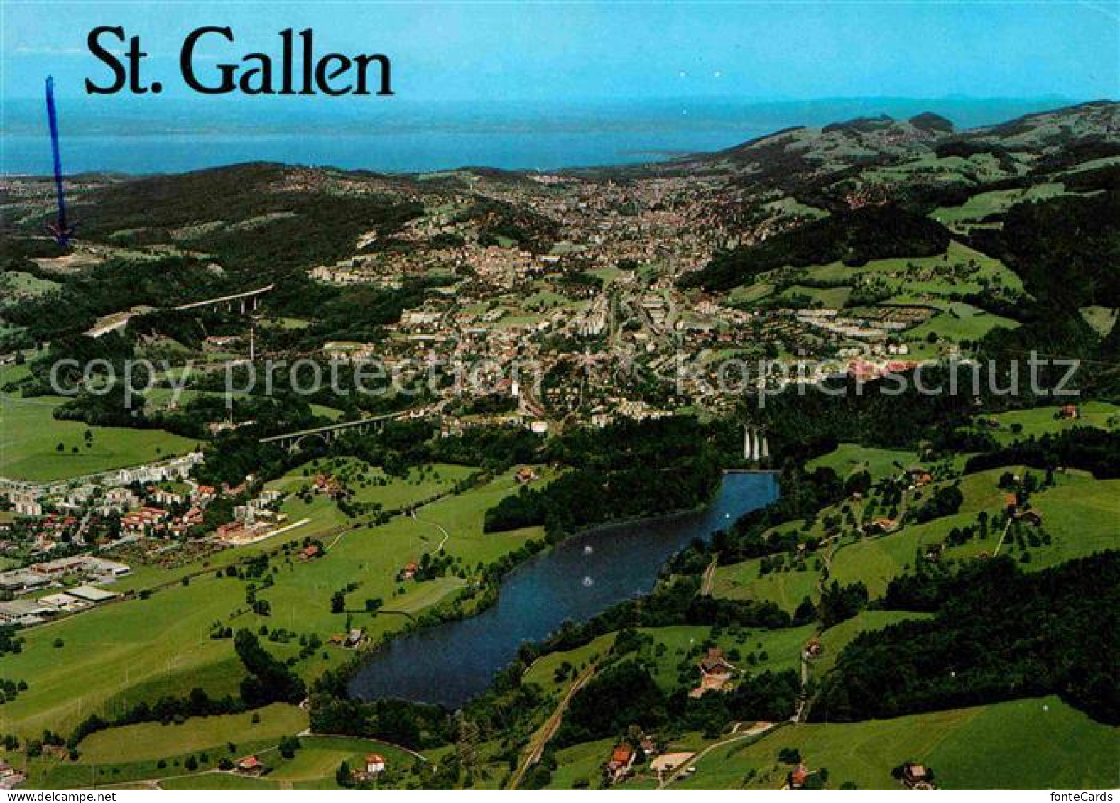 12684781 St Gallen SG Fliegeraufnahme Guebsee St. Gallen - Other & Unclassified