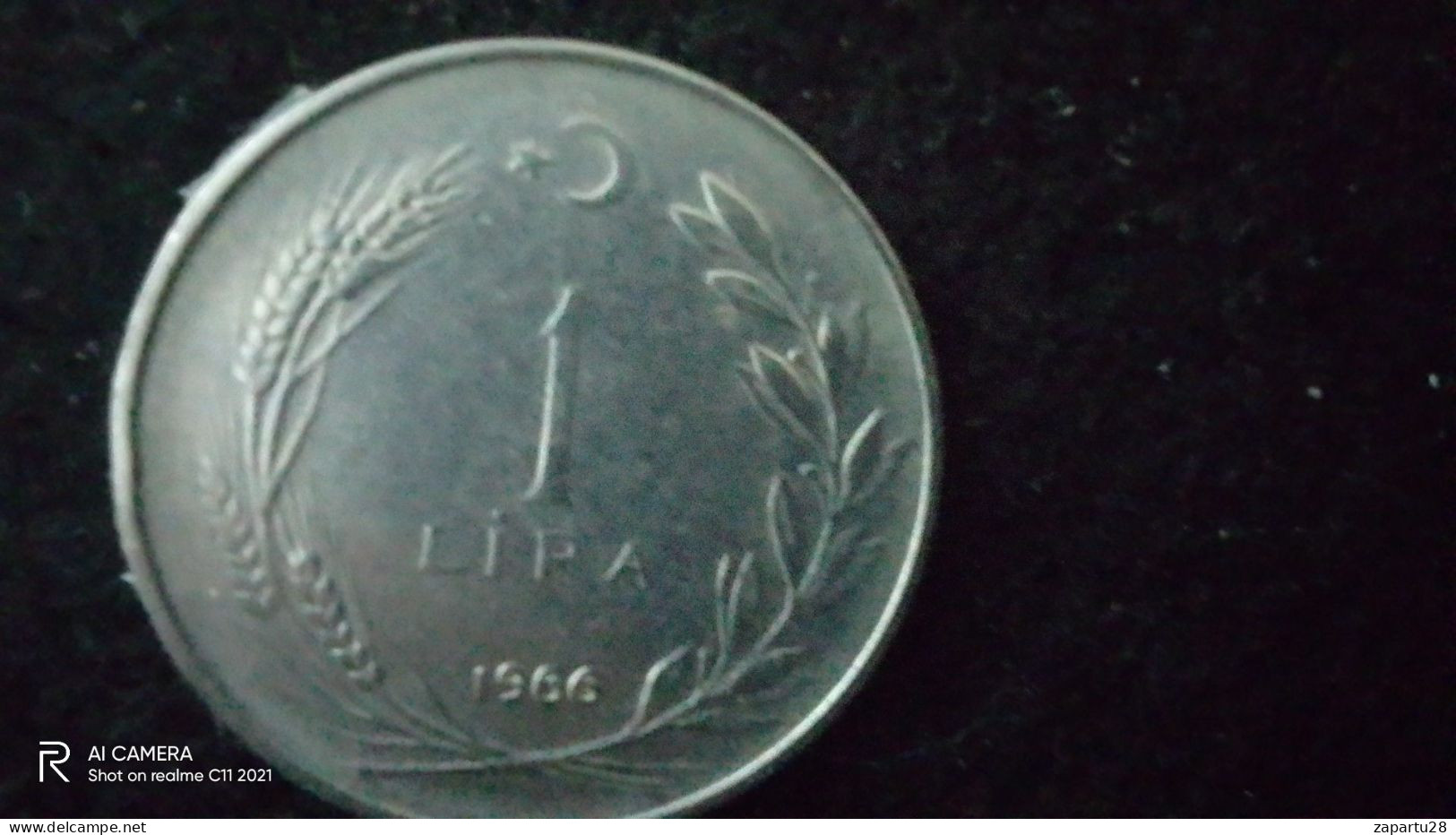 TÜRKİYE - 1966--   1  LİRA     - XF-   YÜKSEK KATALOG DEĞERİ - Turkey