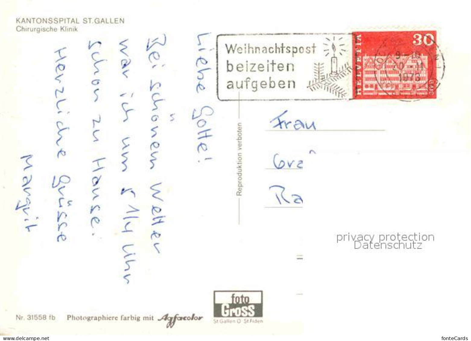 12684018 St Gallen SG Kantonsspital Chirurgische Klinik St Gallen - Other & Unclassified