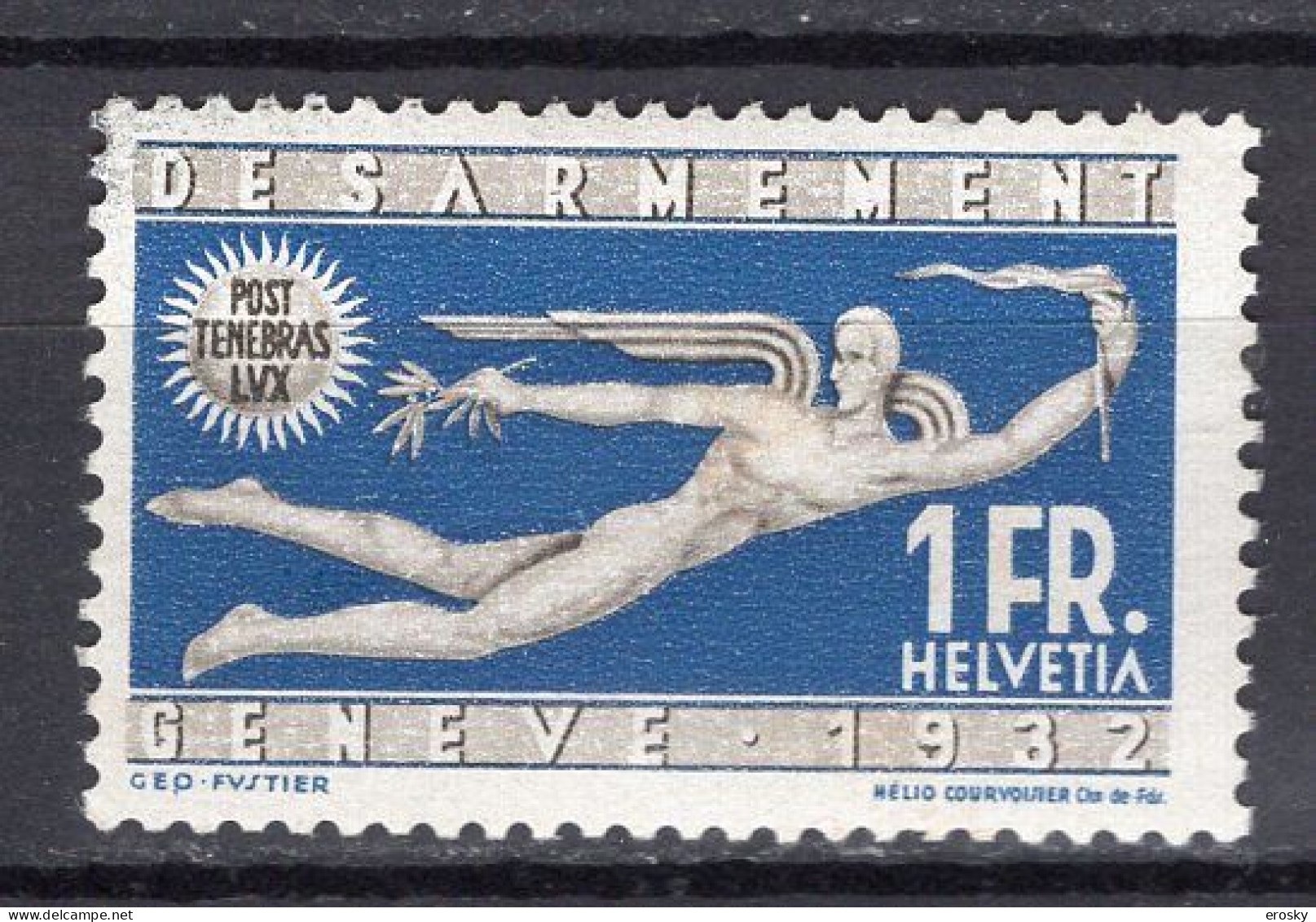 T3315 - SUISSE SWITZERLAND Yv N°259 * - Unused Stamps