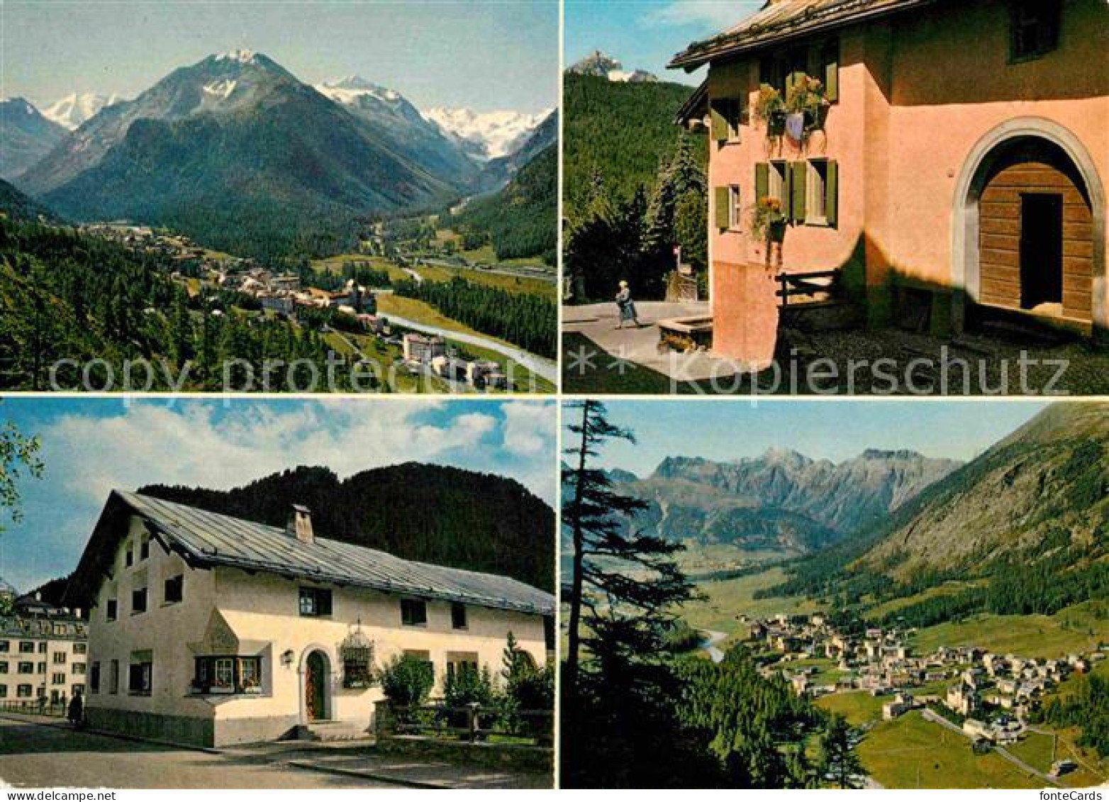 12683322 Pontresina Engadinerhaus Panorama  Pontresina - Sonstige & Ohne Zuordnung