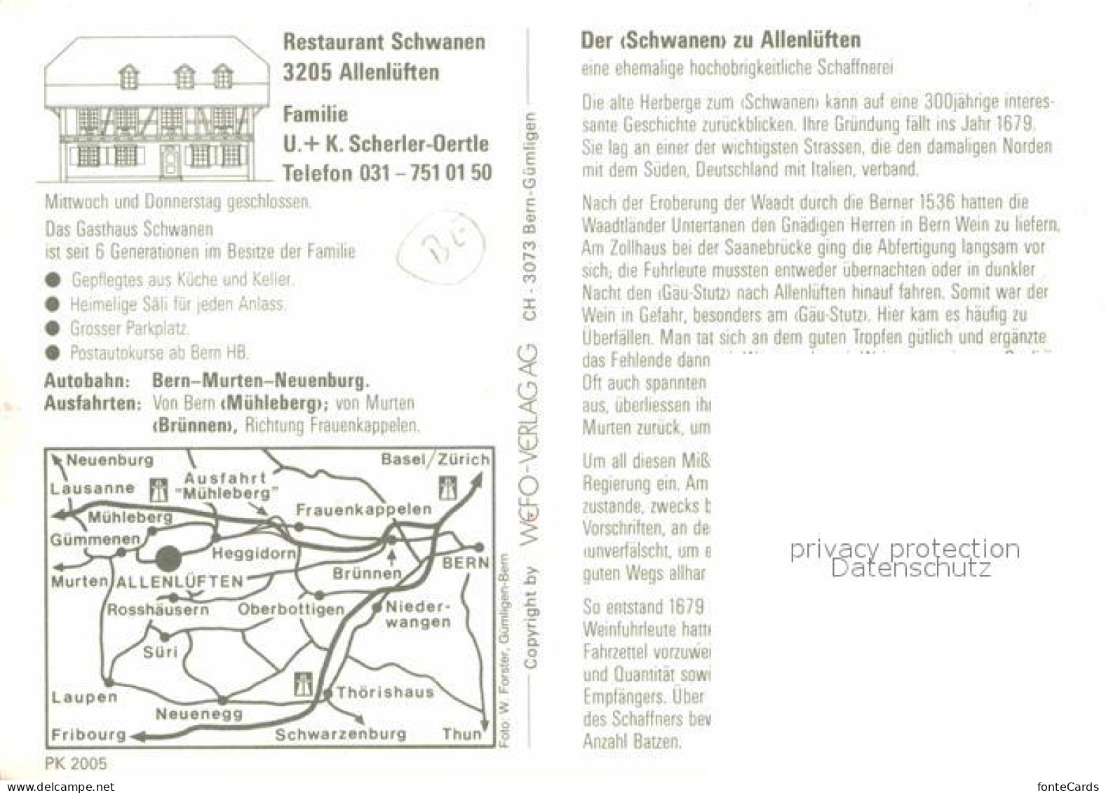 12683288 Guemmenen Restaurant Schwanen Allenlueften Guemmenen - Autres & Non Classés