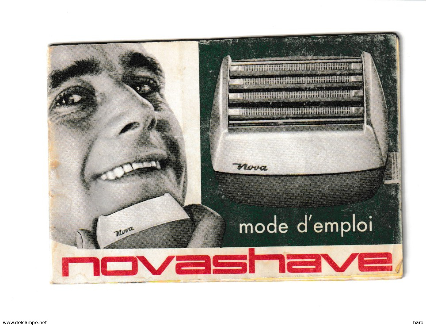 Mode D'emploi Du Rasoir électrique ( 110 Ou 220 V )  " NOVASHAVE " De Chez NOVA - Bilingue ( FR/NL  (B374) - Publicités