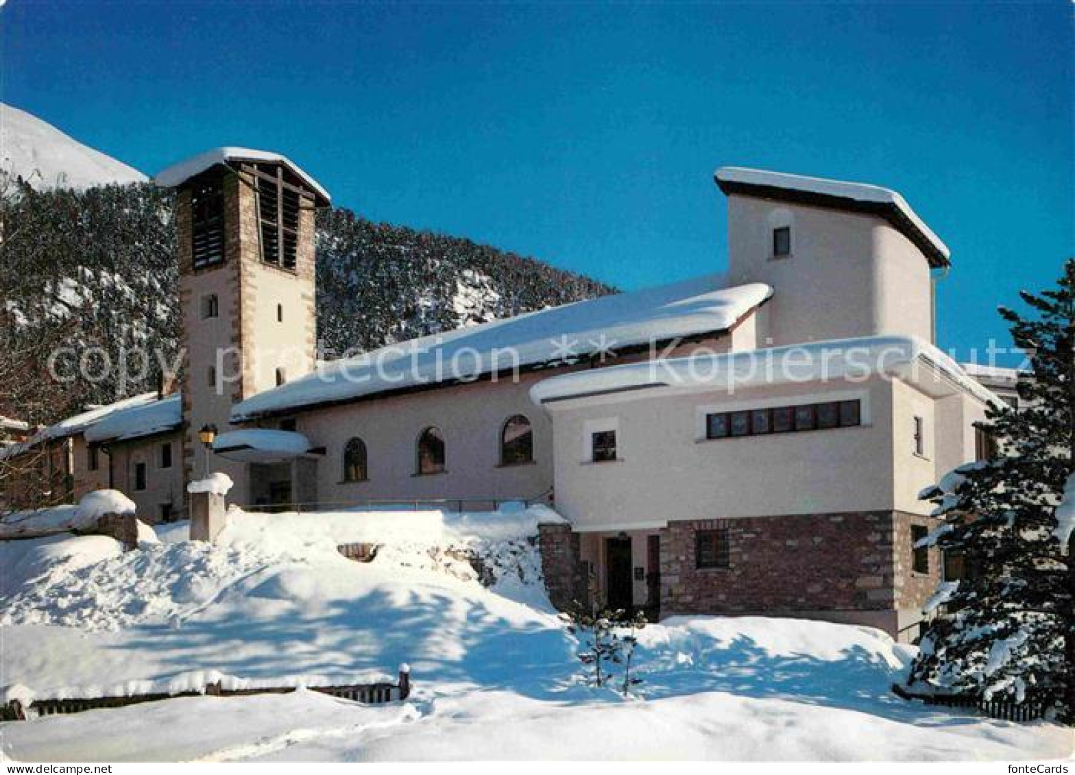 12683282 Pontresina Katholische Kirche San Spiert Pontresina - Sonstige & Ohne Zuordnung