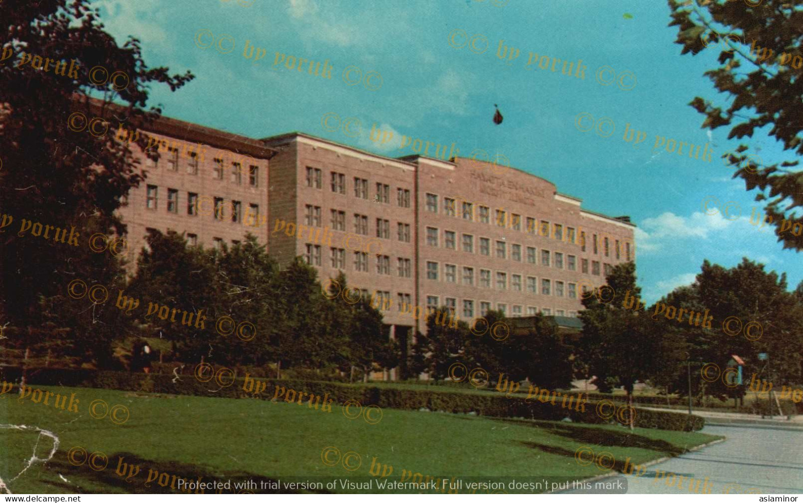 Postcard - 1957 Postmark - 9x14 Cm. | Türkiye, Ankara - Faculty Of Language, History And Geography * - Türkei