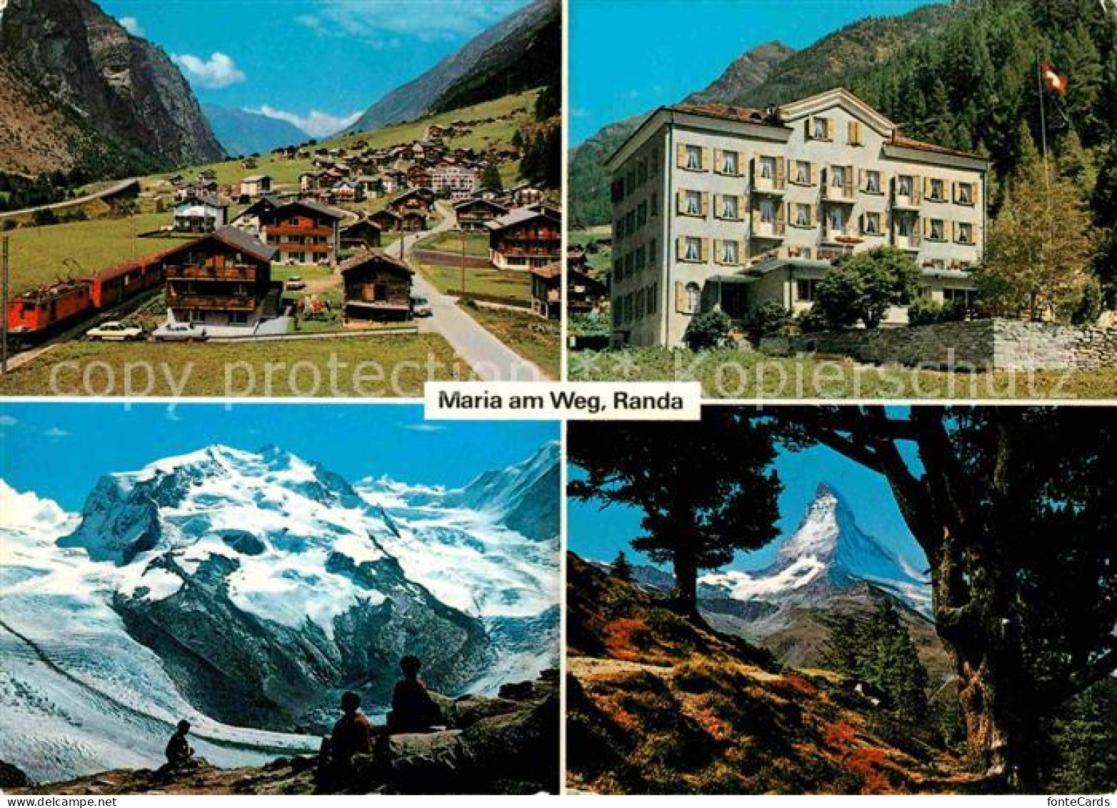 12682223 Zermatt VS Randa Mit Haus Maria Am Weg Zermatt - Andere & Zonder Classificatie