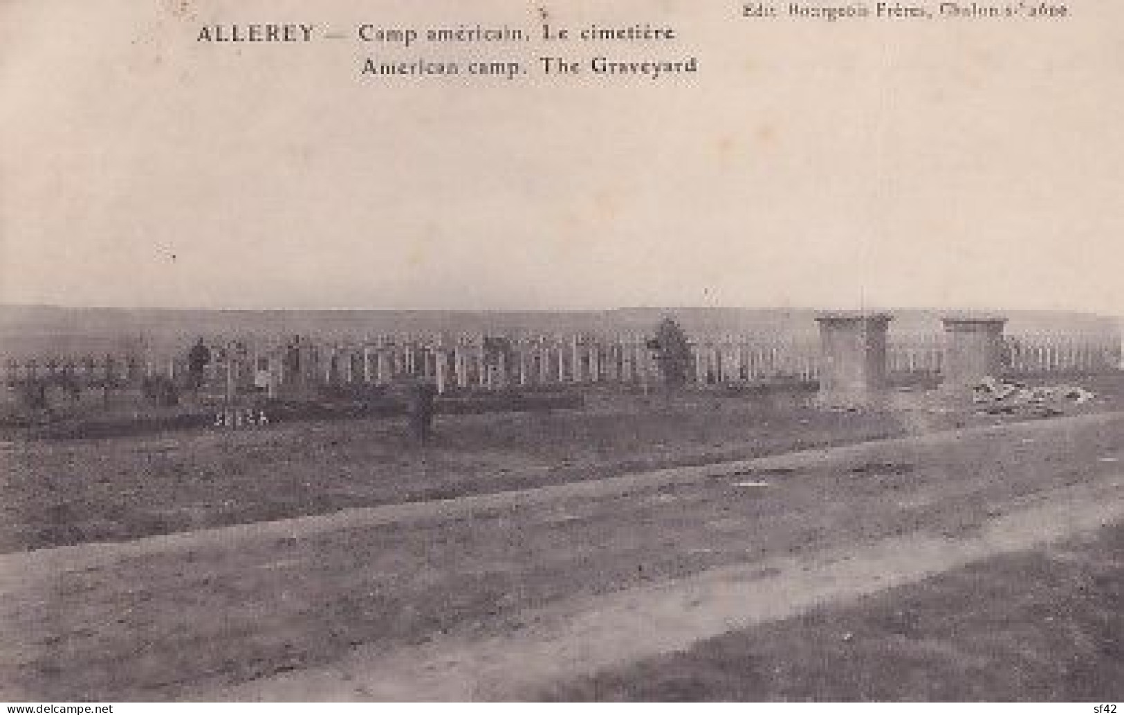 ALLEREY                   CAMP AMERICAIN           Le Cimetière - Oorlog 1914-18