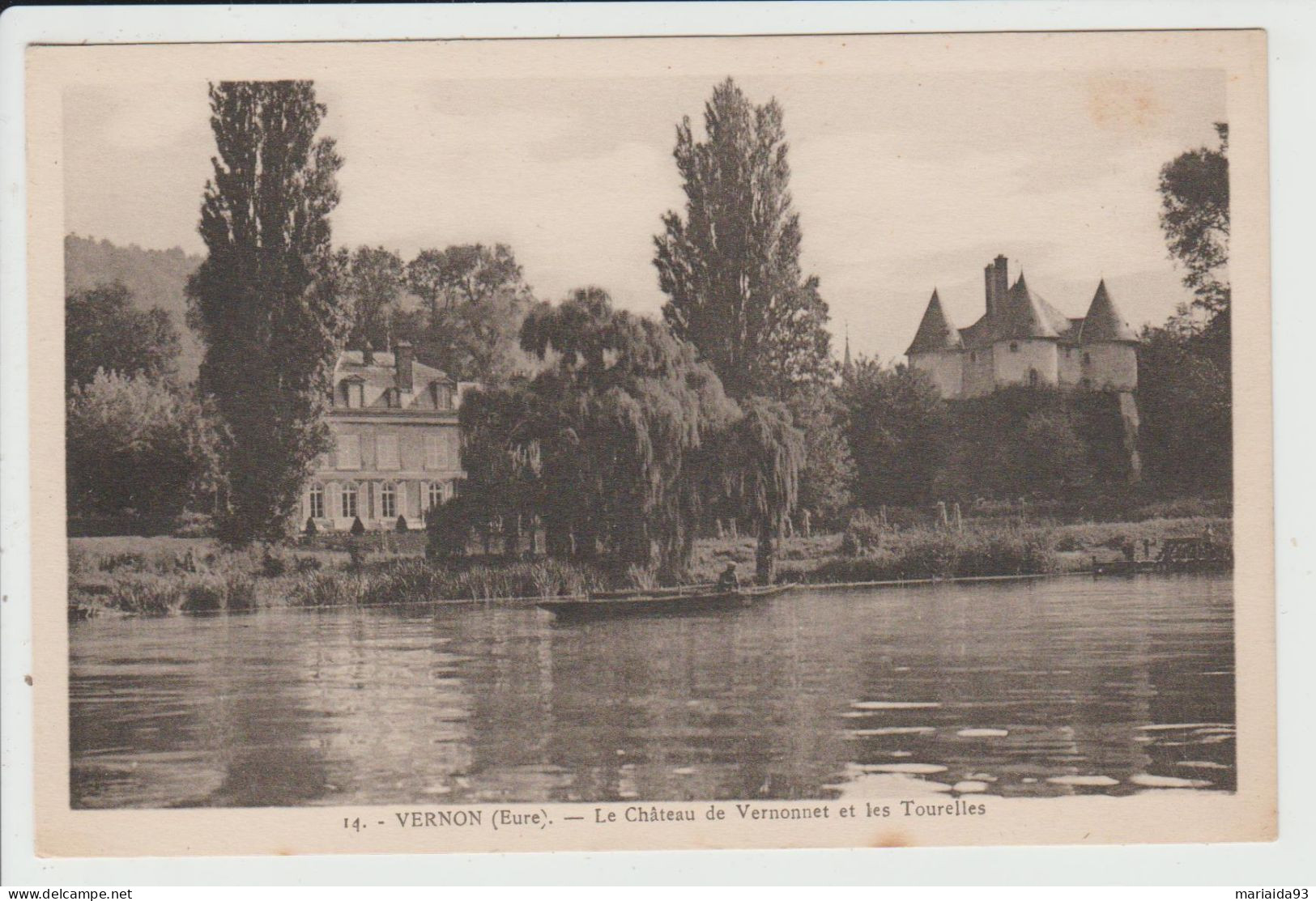 VERNON - EURE - LE CHATEAU DE VERNONNET ET LES TOURELLES - Vernon