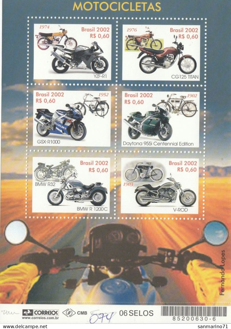 BRAZIL 3270-3275,unused - Motos