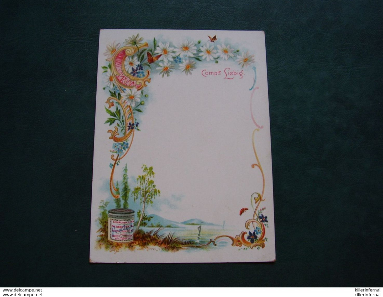 Original Old Card Chromo Liebig Table T 15 - Liebig