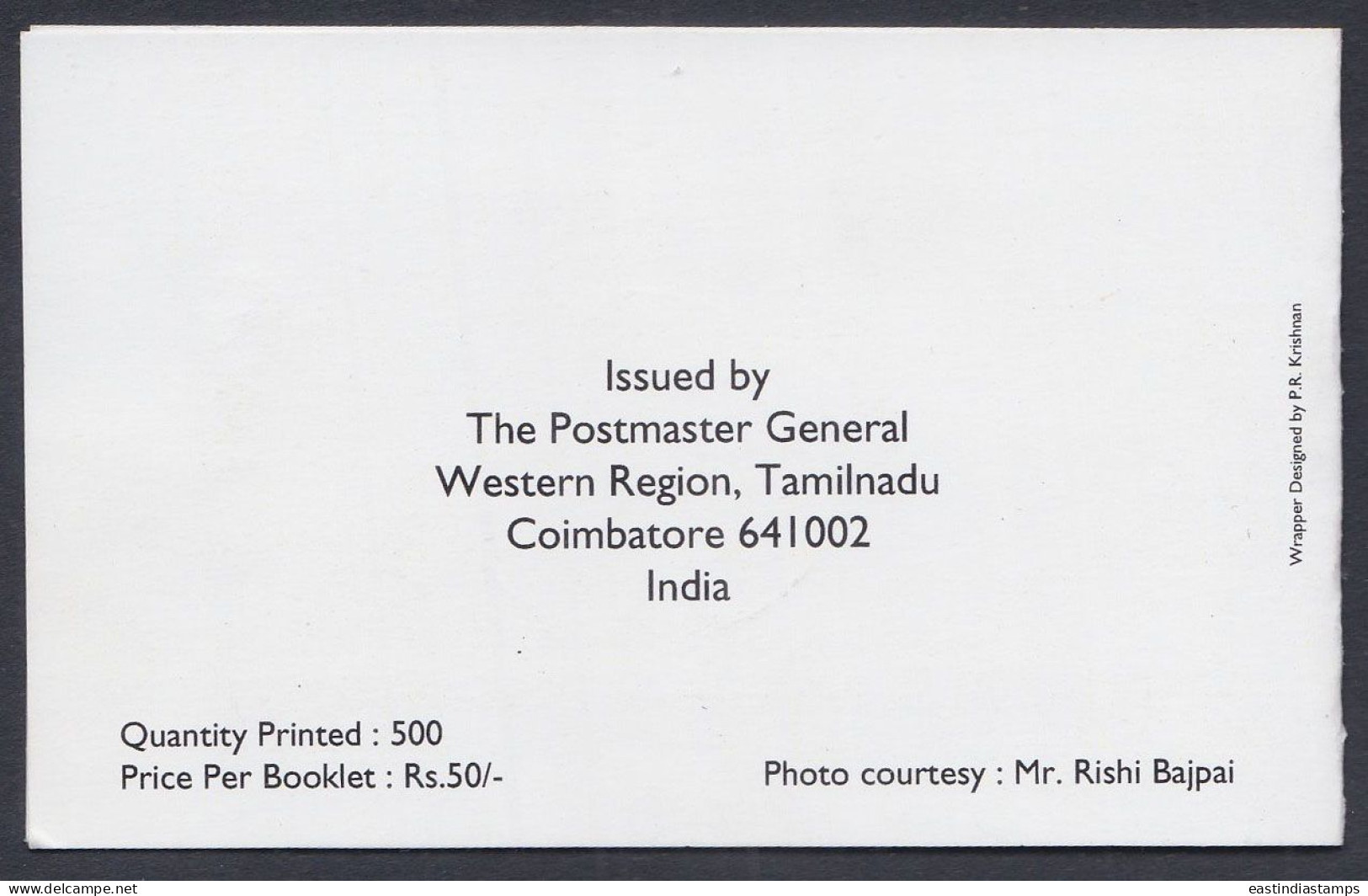 Inde India 2006 Mint Stamp Booklet Elephant Herd, Kovaipex, Stamp Exhibition, Elephants, Animal, Animals - Otros & Sin Clasificación