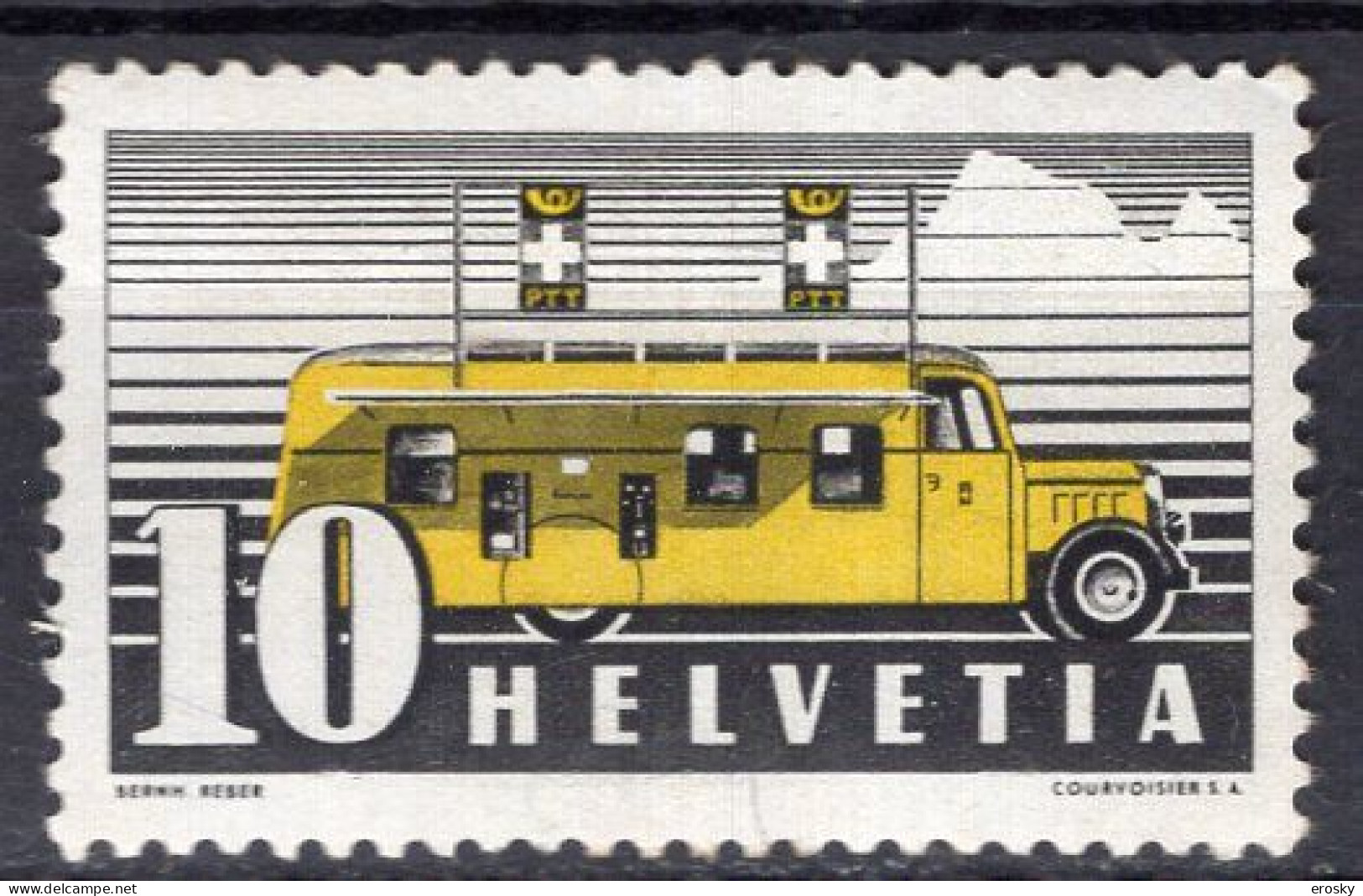 T3326 - SUISSE SWITZERLAND Yv N°302 * - Unused Stamps