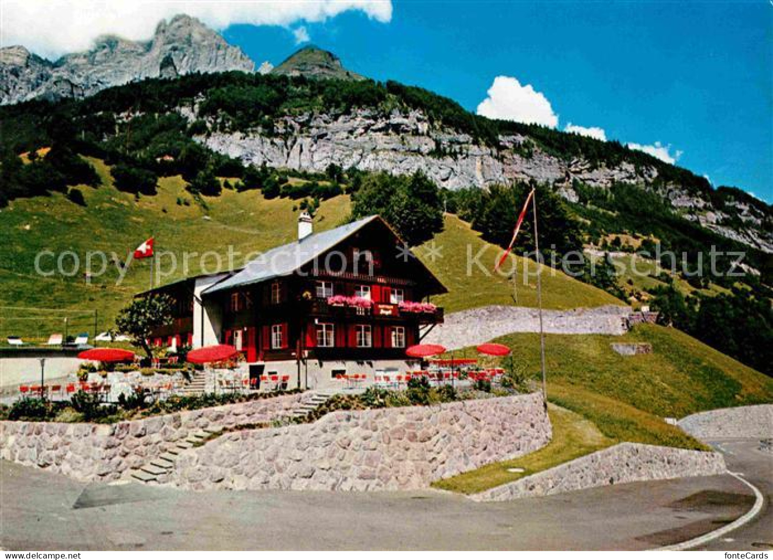 12678594 Linthal Glarus Berggasthaus Bergli Am Klausenpass Linthal - Sonstige & Ohne Zuordnung