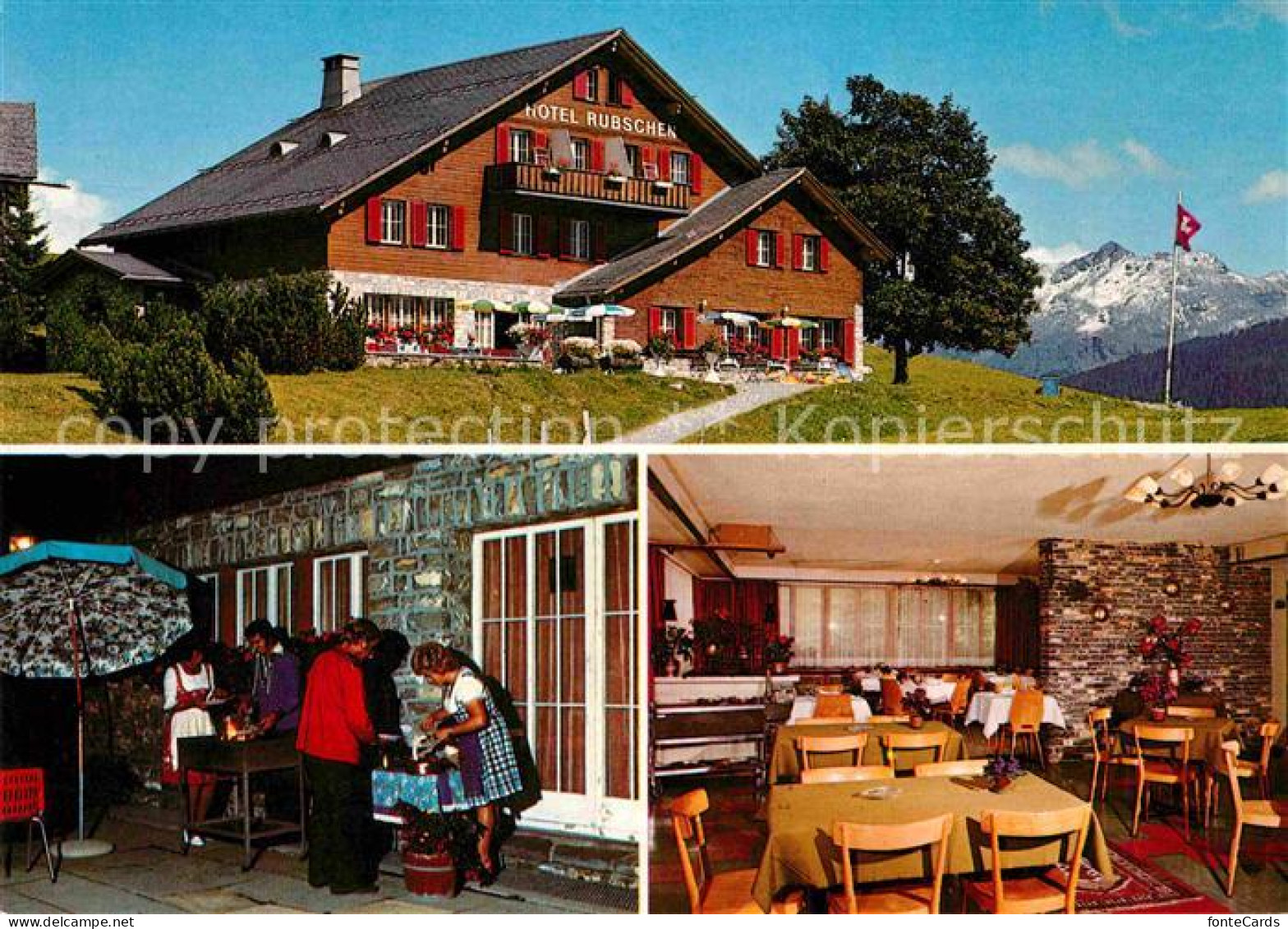 12678593 Braunwald GL Hotel Rubschen Restaurant Alpen Braunwald - Sonstige & Ohne Zuordnung