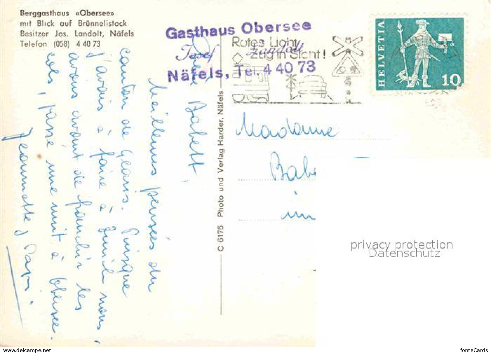 12678411 Naefels Gasthaus Obersee Naefels - Andere & Zonder Classificatie